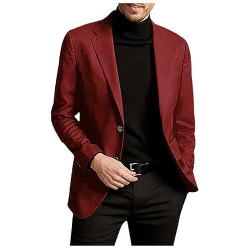 Veste de costume décontractée pour hommes mode casual unie
