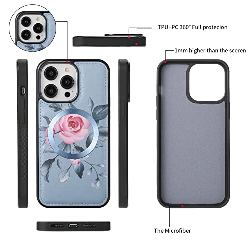 Litou Compatible For Iphone 14 Pro Max Wallet Case For Women With Detachable Magnetic Phone Case Support Wireless Charging,Rfid Blocking Card Holder,Crossbody Strap Wristlet.b2 #TOP7