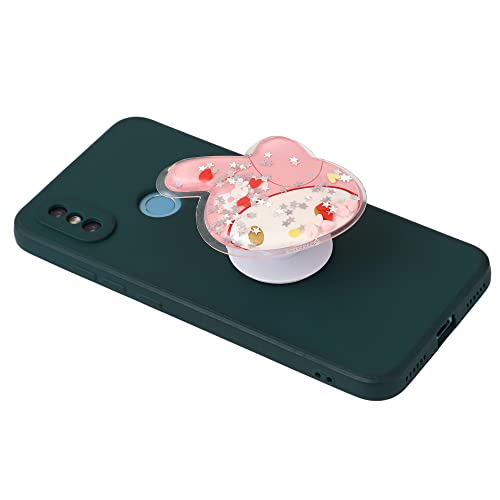 Image of Cute Anime Mobile Holder Grip & Stand for Phones, Finger Selfie Holder. Mobile Socket Grips for Smartphones, Designed for Kids and Teens.
