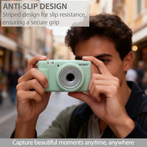 Funda para Sony ZV-1F y ZV-1 II, silicona protectora ligera miniatura 3