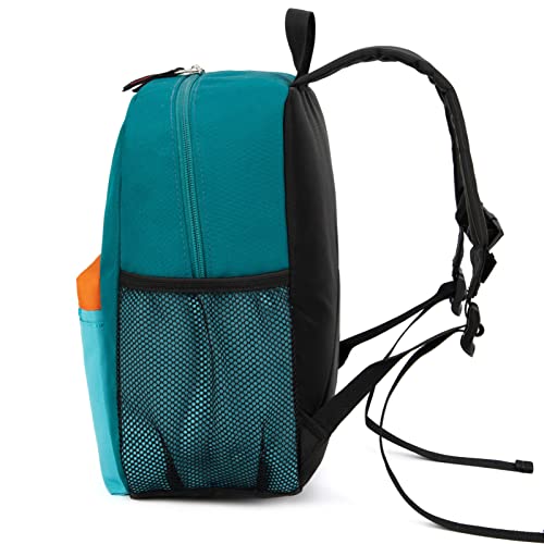 HawLander Preschool Kids Backpack, 12 inch Toddler Backpacks for Boys with Chest Strap, Blue Green - Image 6