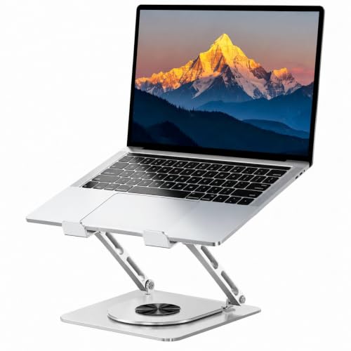 Dyazo Laptop Stand Foldable Height Angle Adjustable Laptop Riser ...