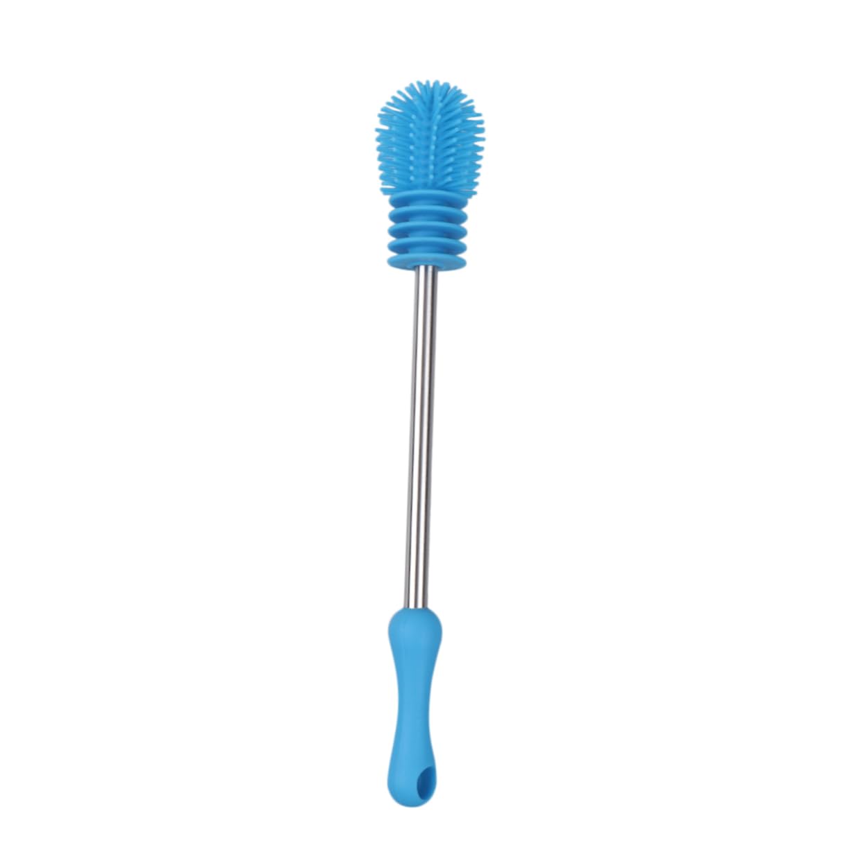 Cleaner Water Bottle with Straw Water Bottles Bottle Cleaning Brush Bottle Teat Brush Feeding Bottle Cleaner Straw Cleaner Glass Washing Brush Blue VINTORKY