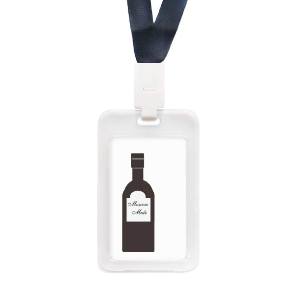 Porte-carte de crédit rigide pour vodka et jus d'orange