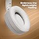 PowerLocus Hybrid Active Noise Cancelling Kopfhörer, 60 Std. Spielzeit Kopfhörer Kabellos, Transparenzmodus Hi-Fi Stereo Wireless Headphones mit Bass-Taste, Faltbares, Mikrofon für Reisen, Handy, PC