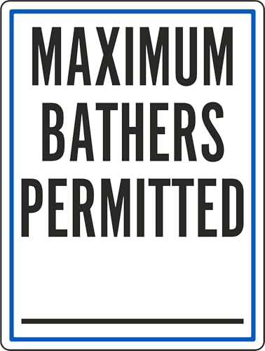 Missouri Kansas City Pool Capacity Metal Sign 8x12