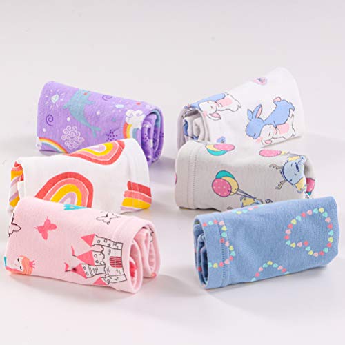 Image of Kids Series Baby Underwear Little Girls' Cotton Boyshort Panties (Pack of 6)