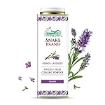 Snake Brand Prickly Heat Cooling Powder for Everyday Use - Anti-Chafing, Heat Rash Relief, Relaxing Lavender Scent (9.9 Oz / 280g)