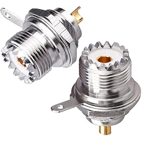 TUOLNK UHF SO239 Hembra Panel Conector 2 Piezas Cover