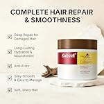 Karseell 3.38floz 100ml Collagen Hair Treatment Deep Repair Conditioning Argan Oil Collagen Hair Mask Essence for Dry Damaged Hair All Hair Types - Image 4