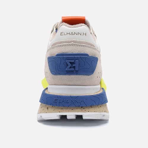 Image of The NSJ358 is a Modern Sneaker Made of Leather and Premium Suede Plus mesh and Nylon. Made by a Stylish Design with Classy Touch.