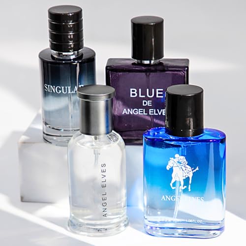 مجموعة هدايا عطور للرجال من 4 قطع، او دي بارفان للرجال، مجموعة عطور منعشة تدوم طويلا للرجال هدية عيد ميلاد لصديقك، مجموعة هدايا فاخرة للرجال، 4 × 30 مل (120 مل)