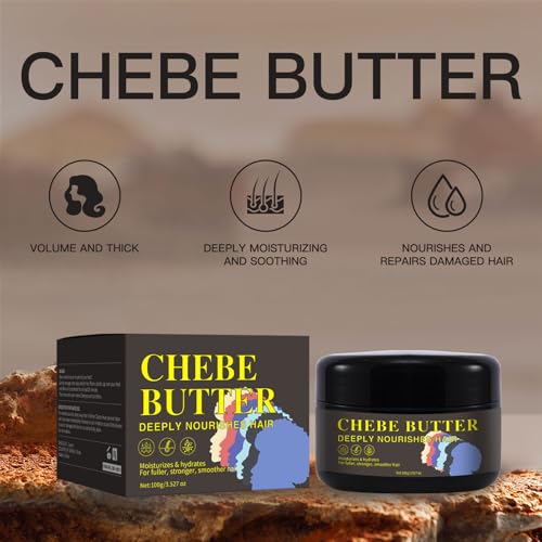 Chebe Hair Butter,Organic Hair Growth Products Made With Chebe Powder, Olive Oil, Shea Butter,Promote Hair Thickness,Moisturising Vegan Hair Butter for All Hair Types - Image 5
