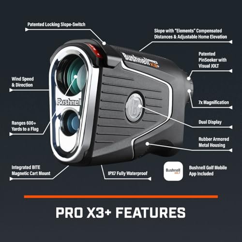 Image of Bushnell Golf Pro X3+ Link Laser Rangefinder