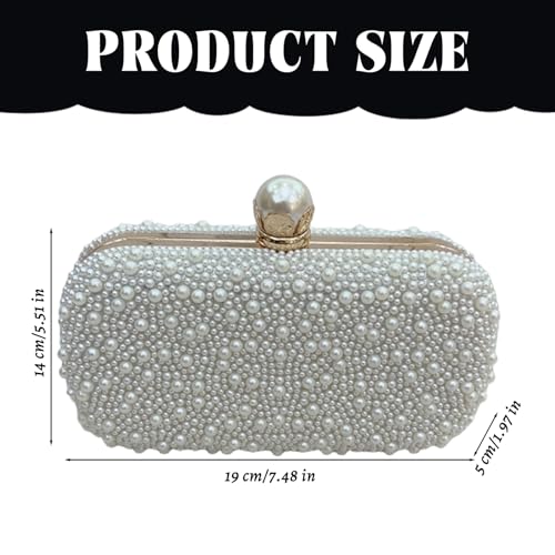 Sac à main en perles blanches pour ne plus encombrer vos fêtes - 6