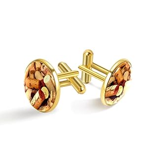 Awesome Wine Corks Manchetknopen voor mannen set gepersonaliseerd