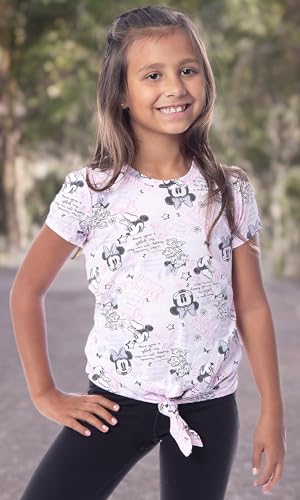 Disney Minnie Mouse Girls' Graffiti Art T-Shirt4