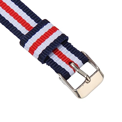 Faixa de Lona Com Alça Esportiva Ajustável Compatível Com Mi Band 8, Nylon Adequado para a Pele, Fác