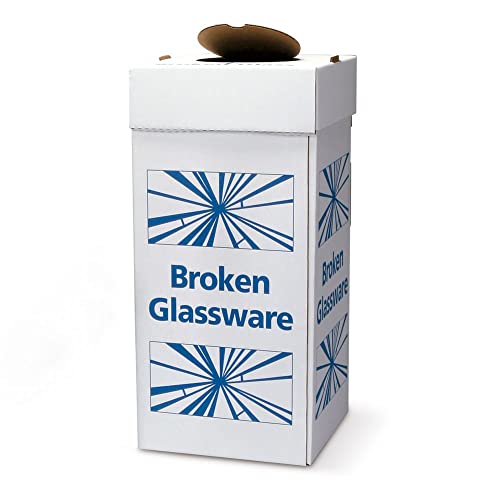 Glass Disposal Boxes, Floor Model, Pack Of 6