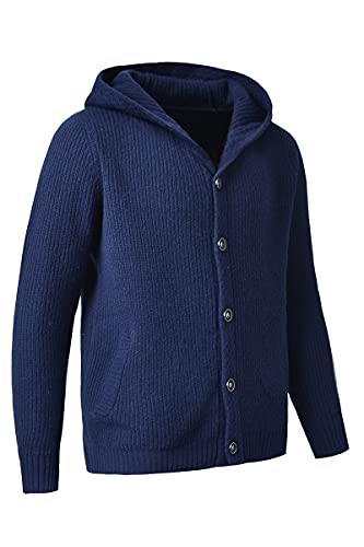 Mens Casual Slim Fit Hoodie Cardigan Long Sleeve Active Knitted Sweater Jacket with Pockets2