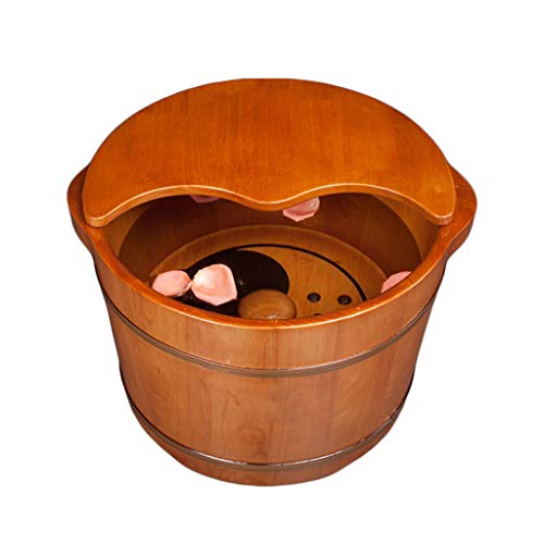 Bañera de Madera para Pies 27cm con Tapa