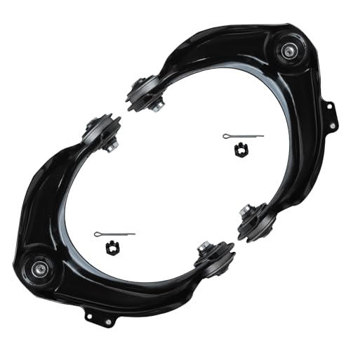 Detroit Axle - Front Upper Control Arms for 1998-2002 Honda Accord, 2001-2003 Acura CL, 1999-2003 TL, 2pc Set Upper Control Arms with Ball Joints Assembly Replacement