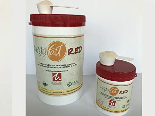 Recambio de tubo de huevo 100% vegetal (Veggfast Red) 100 g