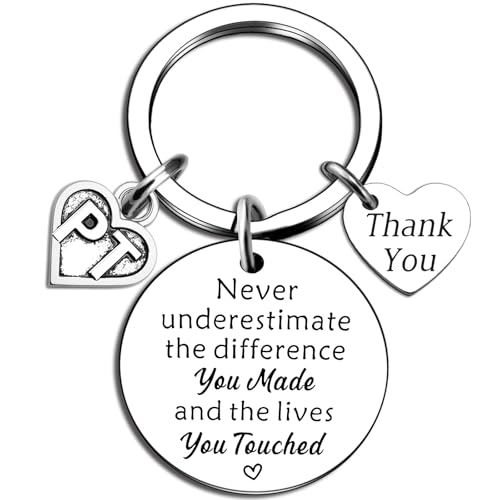 WXCATIM Physical Therapy Gifts Thank You Keychain Physical Therapist Appreciation