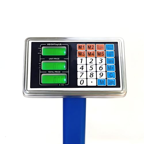 Báscula digital plataforma 300kg/661lb alta precisión miniatura 4