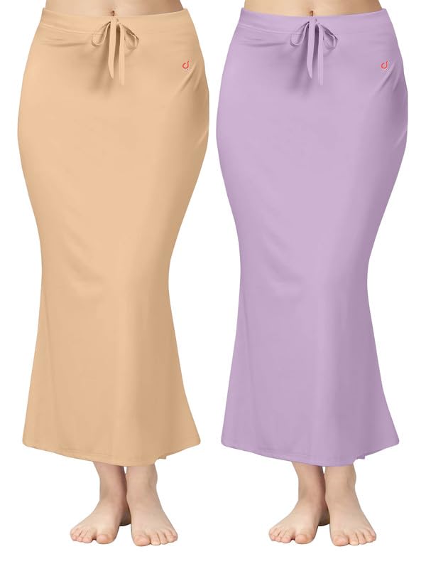 Image of TRENDMALLS Women Saree Shapewear Petticoat for Women, Cotton Blended,Petticoat,Skirts for Women,Shape Wear Dress for Saree Shaper(Combo-Pack)