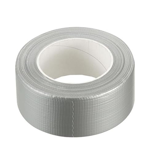 SAMECAR PVC Isolierband Silber 50m x 50mm breit für Elektroinstallationen und Kabelreparatur, Klebeband aus PVC für Haushalt und Werkstatt