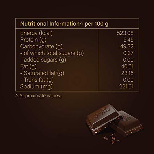 Image of Sugar Free D'lite Hazelnut & Almonds Dark Chocolate Bar, 80 Grams (Pack of 6)