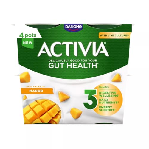 Activia Mango Gut Health Yoghurt Multipack 4x115g