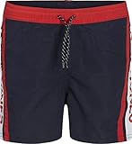 JACK & JONES Junior Jungen Jjicrete Jjswim Akm Tape Sn Jnr Badehose, Navy Blazer, 176 EU