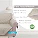 U-NICE HOME Reversible Sofa Cover Couch Cover for Dogs with Elastic Straps Water Resistant Furniture Protector for Pets Couch Cover for 3 Cushion Couch (Sofa, Beige/Beige)