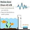 Pawfly Aquarium 15-40 GPH Compact Air Pump Quiet Oxygen Aerator Pump with Air Stone/Nano Bio Sponge Filter Airline Tubing and Check Valve Accessories for 3-20 Gallon Buckets and Fish Tanks #3