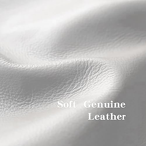 YALUXE Women's Genuine Leather Shoulder Bags Handbags Purses with Front Dual Magnetic Pockets, Detachable Shoulder Straps3