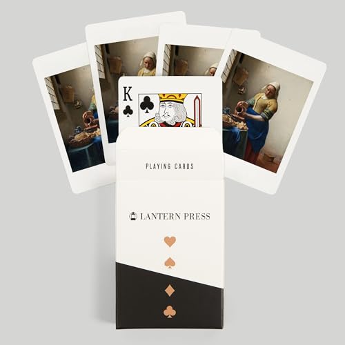Naipes de Póker Lantern Press The Milkmaid 52 Cartas miniatura 6