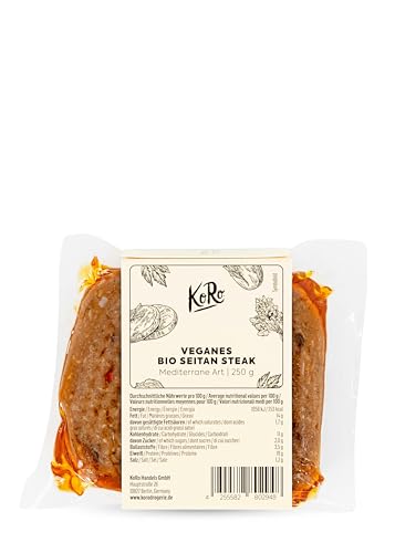 KoRo - Veganes Bio Seitan Steak Mediterrane Art 250 g