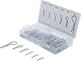 federsplinte sortiment verchromt- Inhalt: - 42 Stck. 2,4x31 mm - 30 Stck. 2,0x33 mm - 25 Stck. 2,0x40 mm - 25 Stck. 2,8x42 mm - 20 Stck. 3,5x45 mm - 8 Stck. 4,0x75 mm Im Sortimentskasten