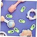 Imagen de ELAYARD 200 Piezas Decoraciones Mini Chupetes Acrílicos Transparentes Verdes para Shower Unisex Detalles para Fiesta y Recuerdos para Mesas de Celebración Niña