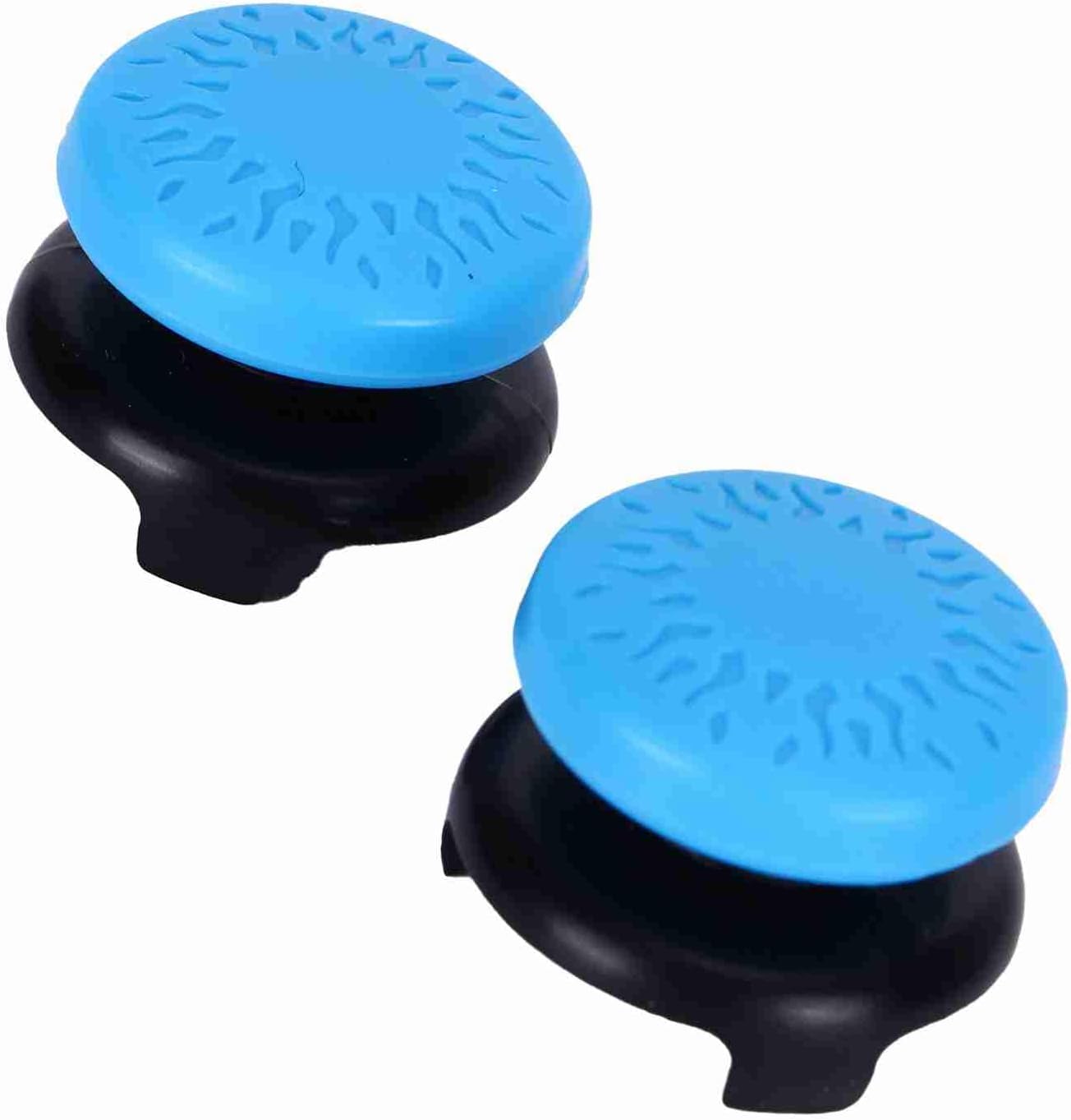 Thumbstick 4 Colors Available Soft Silicone Accessories Replacement Thumb Grips Stick Joystick Controller Gamepad Key Cap for PS5s Game Joystick 1 Pair (KelepueEFV-13)