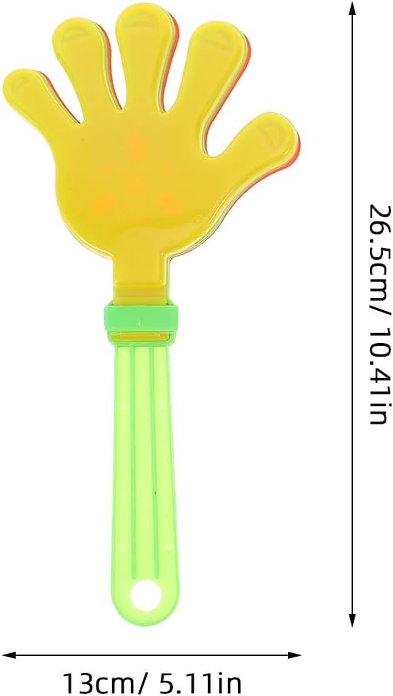 20Pcs Hand Clapper - Toy Noisemakers Cheering Props - Party Party Hand Clappers for Football Basketball Birthday Decorations Game Celebration Cheering Events