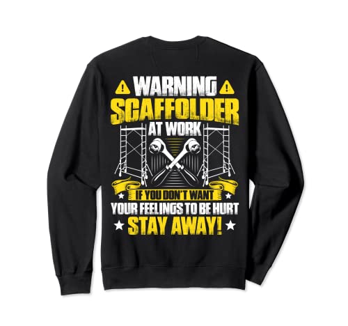 Scaffolding At Work Scaffolder Sweatshirt, Black