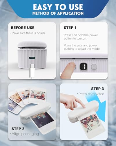 Mini Bag Sealer with 4 Adjustable Mode, 4000mAh Rechargeable Heat Sealer for Plastic Bags, Auto Shut-Off & Insulated Strips, Portable Heat Sealer for Snack, Chip, and Cookie Bag