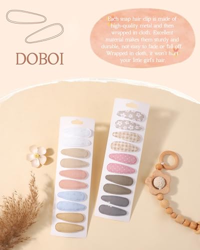 doboi 20 pinzas para cabello infantil con lazo floral miniatura 3