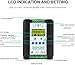 BKCEHCRS Wind Solar Hybrid Charge Controller with LCD Display 3000W,24V/48V Automatic Wind and Solar Charge Controller, 1500W Wind + 1500W Solar Wind Power Accessories Intelligent Regulator,3000W