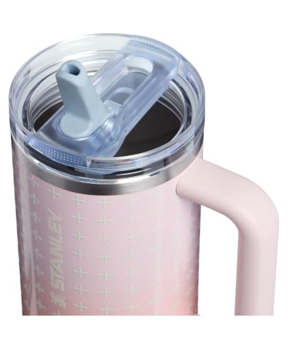 Image of STANLEY Quencher ProTour Flip Straw Tumbler with Leakproof Lid 40 oz | Built-In Straw & Handle | Cupholder Compatible for Travel | Insulated Stainless Steel Cup | BPA-Free | Sorbet Plus
