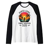 Vacaciones Familiares en Punta Cana Vacaciones 2026 Viaje de Verano Camiseta Manga Raglan