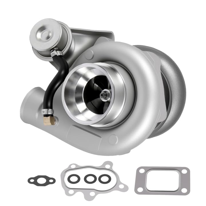 GT25 Universal Turbocharger Compatible with T25 GT25 GT28 GT2871, Turbo Charger 0.64 A/R 350BHP Boost for 1.5L-2.0L Engine 4 Cylinder with Flange